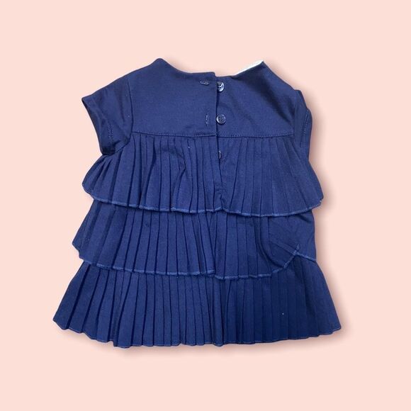 𝅺first Impression Navy Blue Baby Dress - Picture 4 of 4